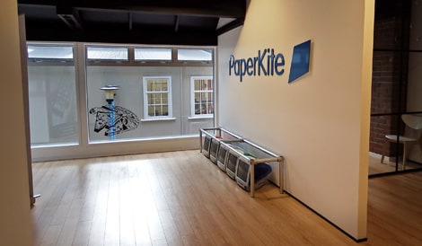 Commercial office fitout with aluminium partitioning